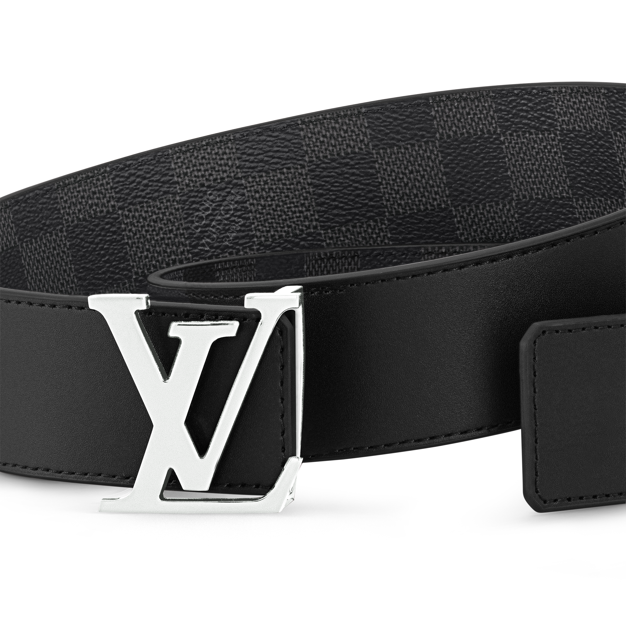 ＬÖuis cheapest vuittÖn Damier Graphite Belt Sz 95